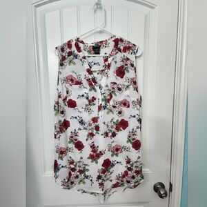 Torrid Floral Blouse Tank, Plus Size 0